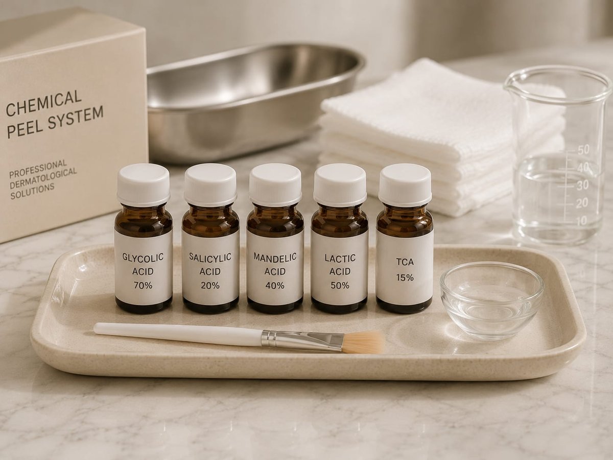 Peeling Chimic Față: Ghid Complet pentru Ten Neuniform, Pete și Riduri Fine