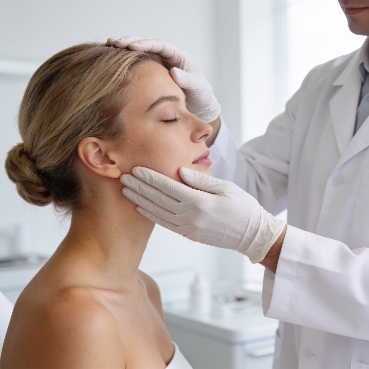 Lifting facial fără operație în Constanța: volumetria cu acid hialuronic